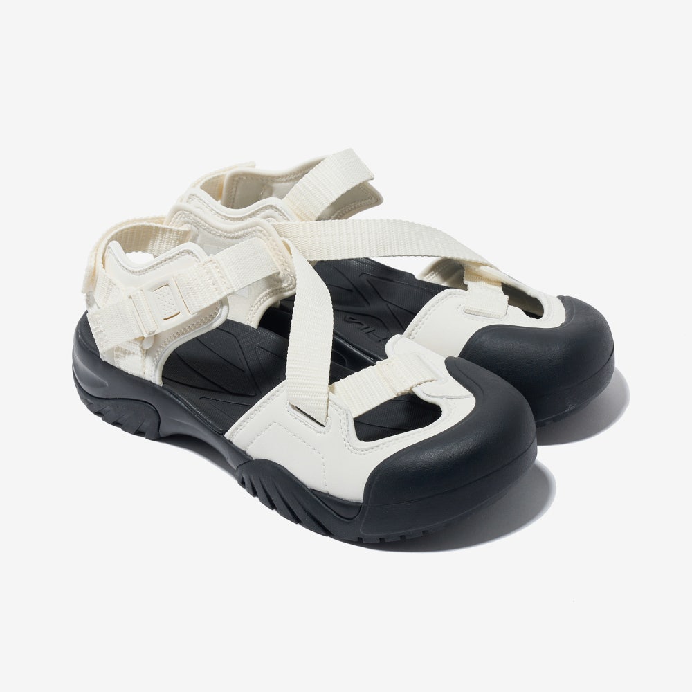 11001SM02602H120 [6% 적립] Fila Peito Sandals Cream - #2