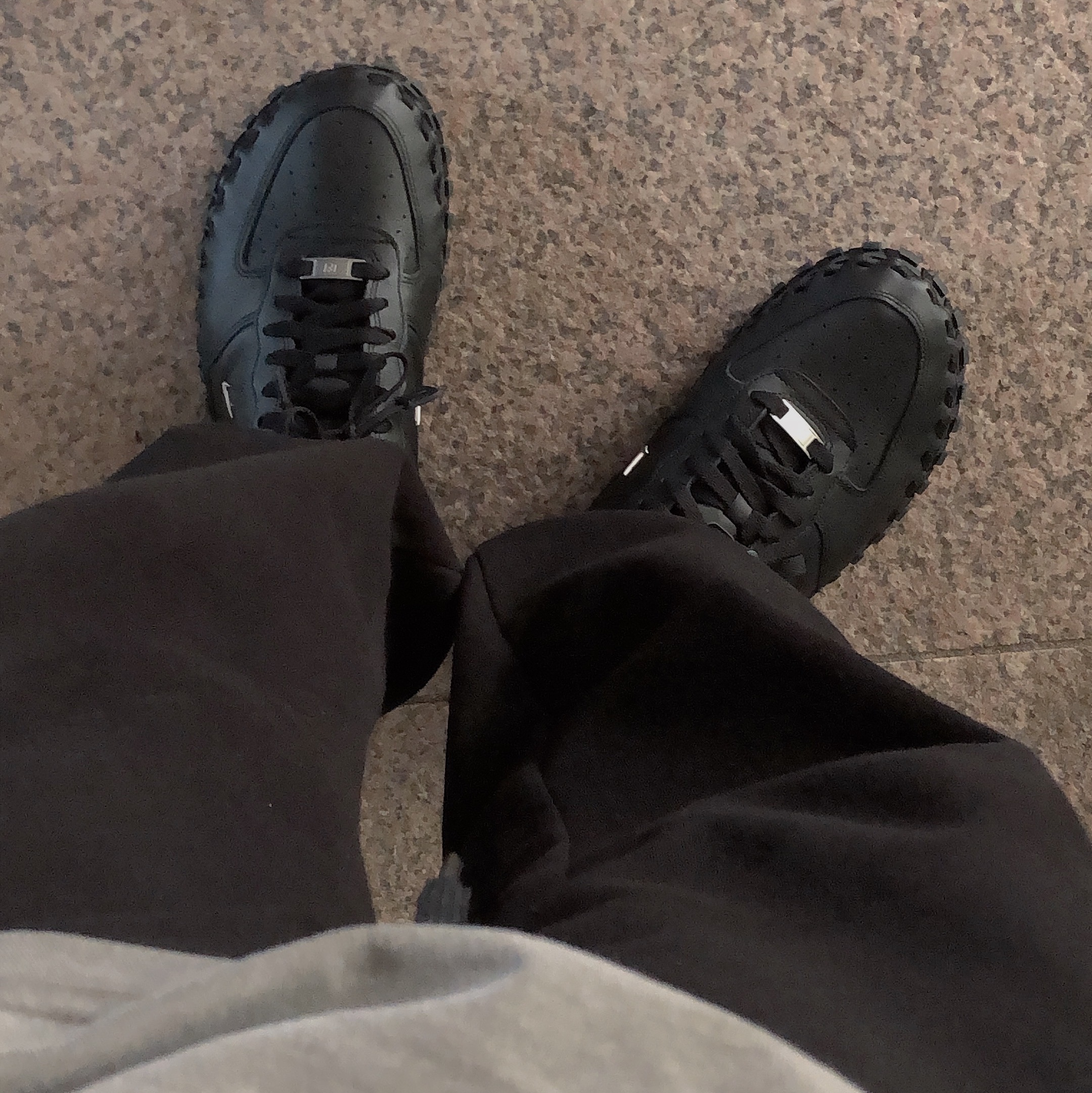 Nike x Jacquemus J Force 1 Low LX SP Black 착용 스타일