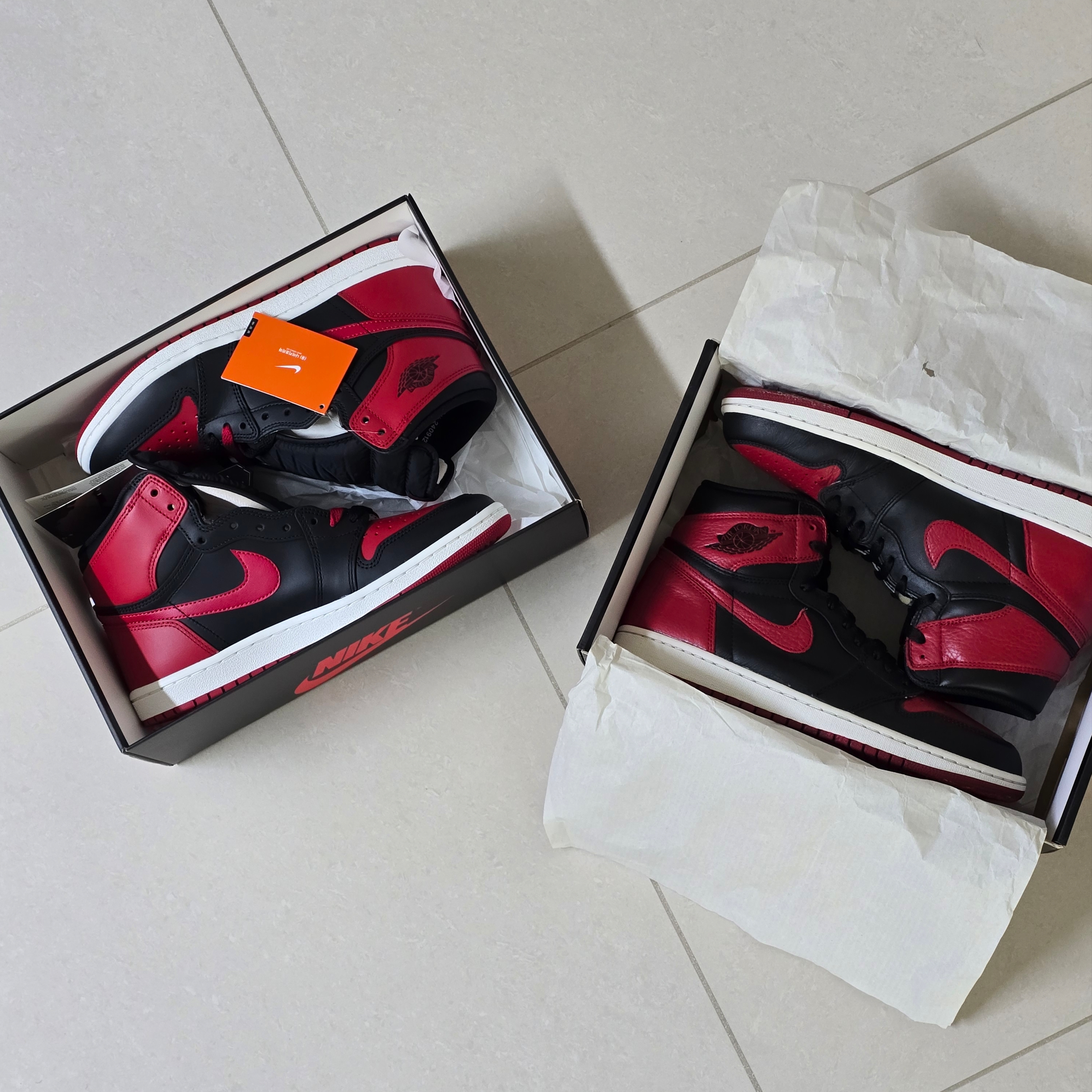 Jordan 1 High 85 Bred, Jordan 1 Retro High OG Bred Banned 2016 착용 스타일 - 2