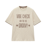 noun Layered T-Shirts Cream