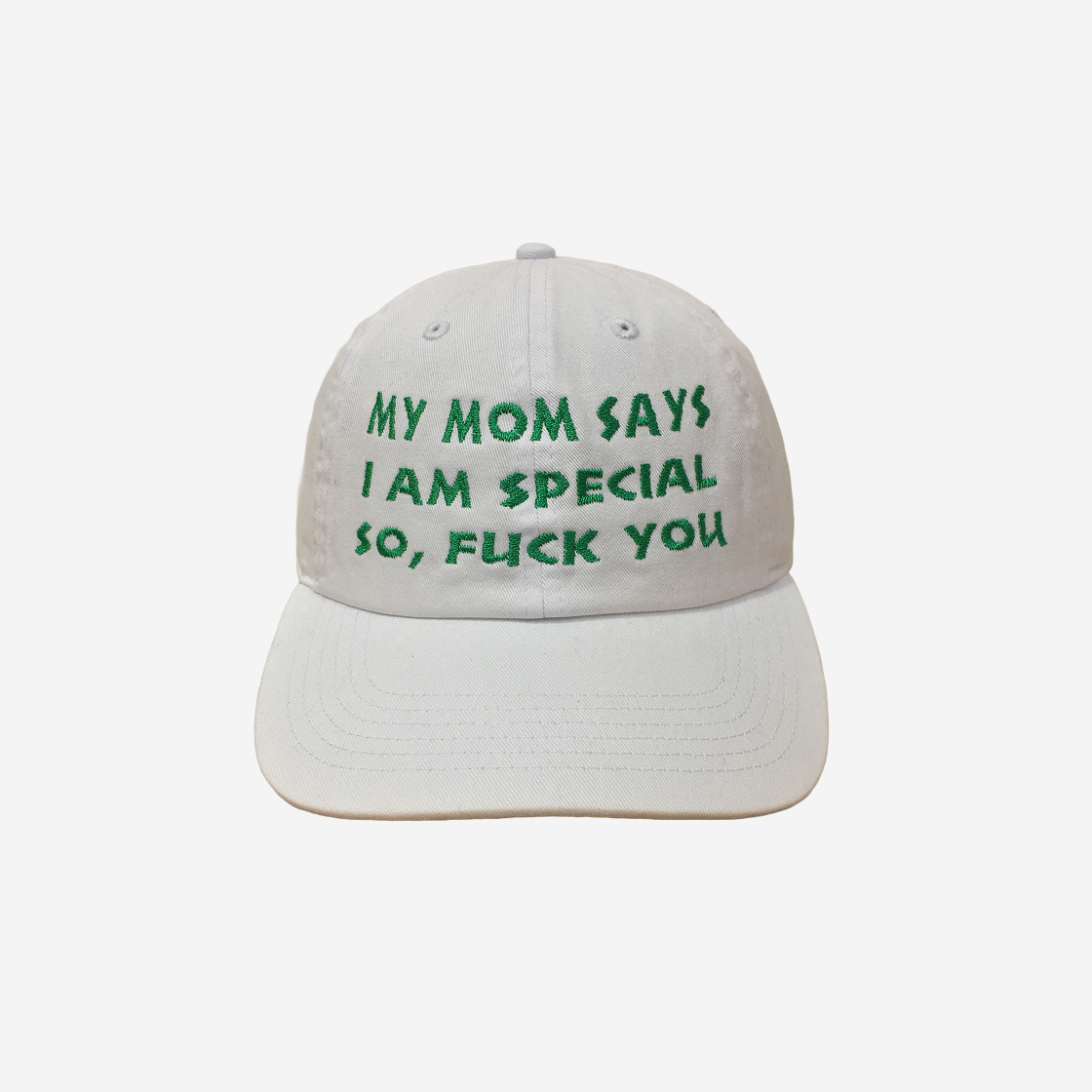 HPF25MD33 SO FXCK YOU CAP - White