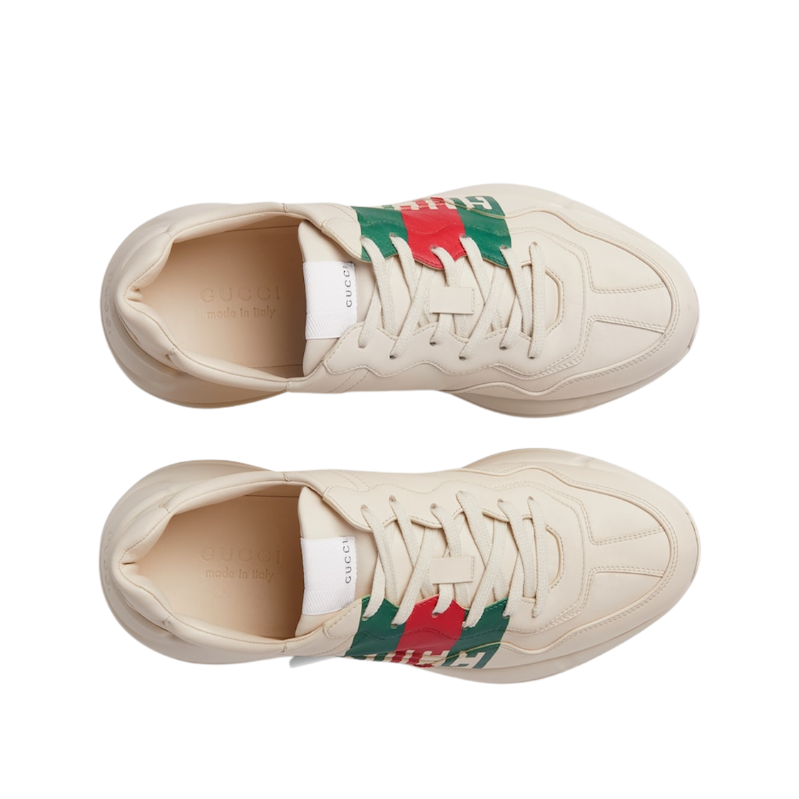 구찌 라이톤 트레이너 아이보리(Gucci Rhyton Trainer Ivory) - 2