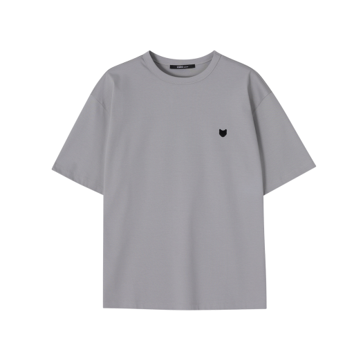 SH3TS882MG Songzio Zzero Mono Panther T-Shirt Melange Grey