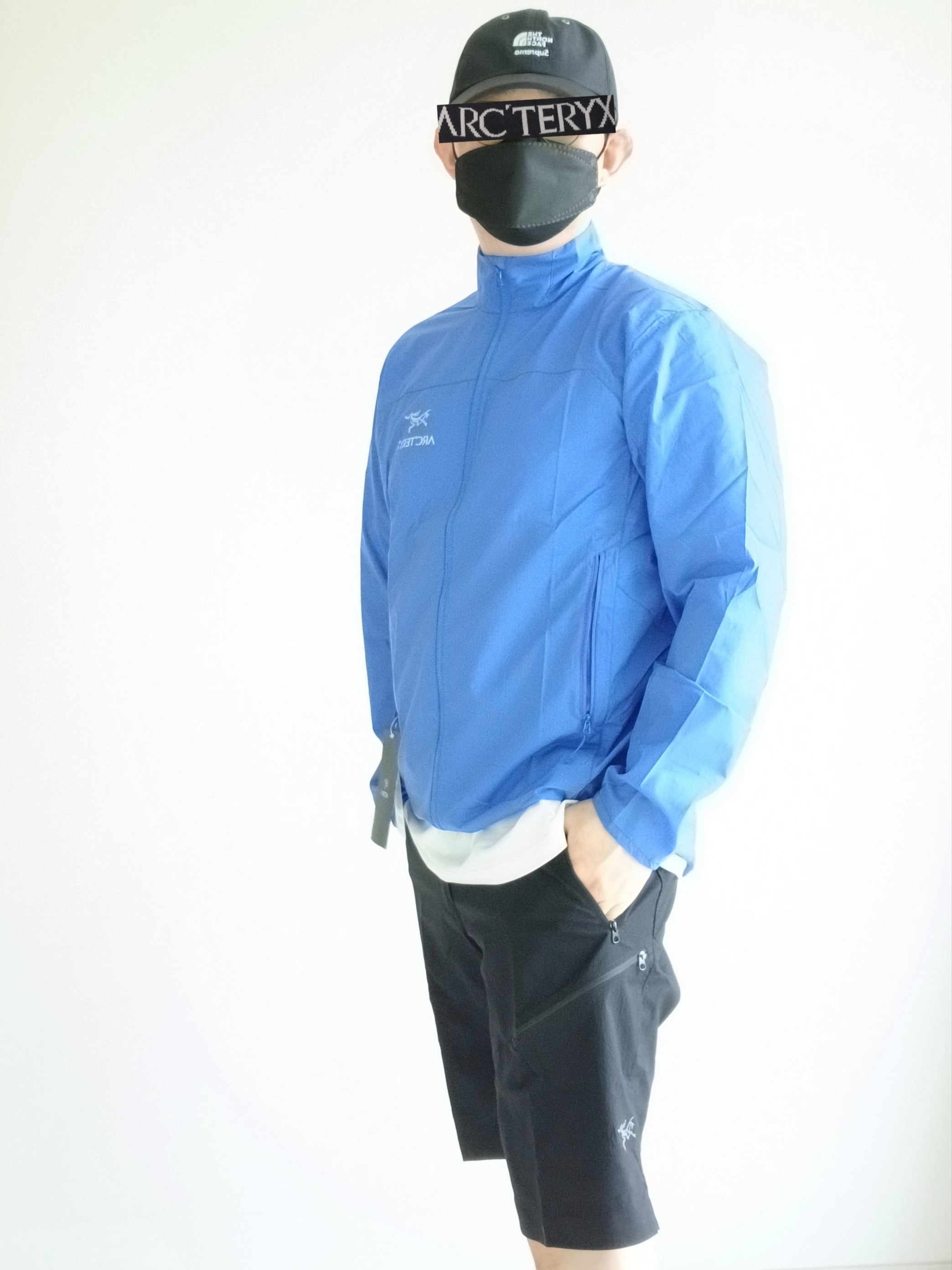 Supreme x The North Face Split 6-Panel Black - 24SS, Arc'teryx Kragg SL Cotton Blurred Bird SS T-Shirt White Light Atmos 착용 스타일 - 5