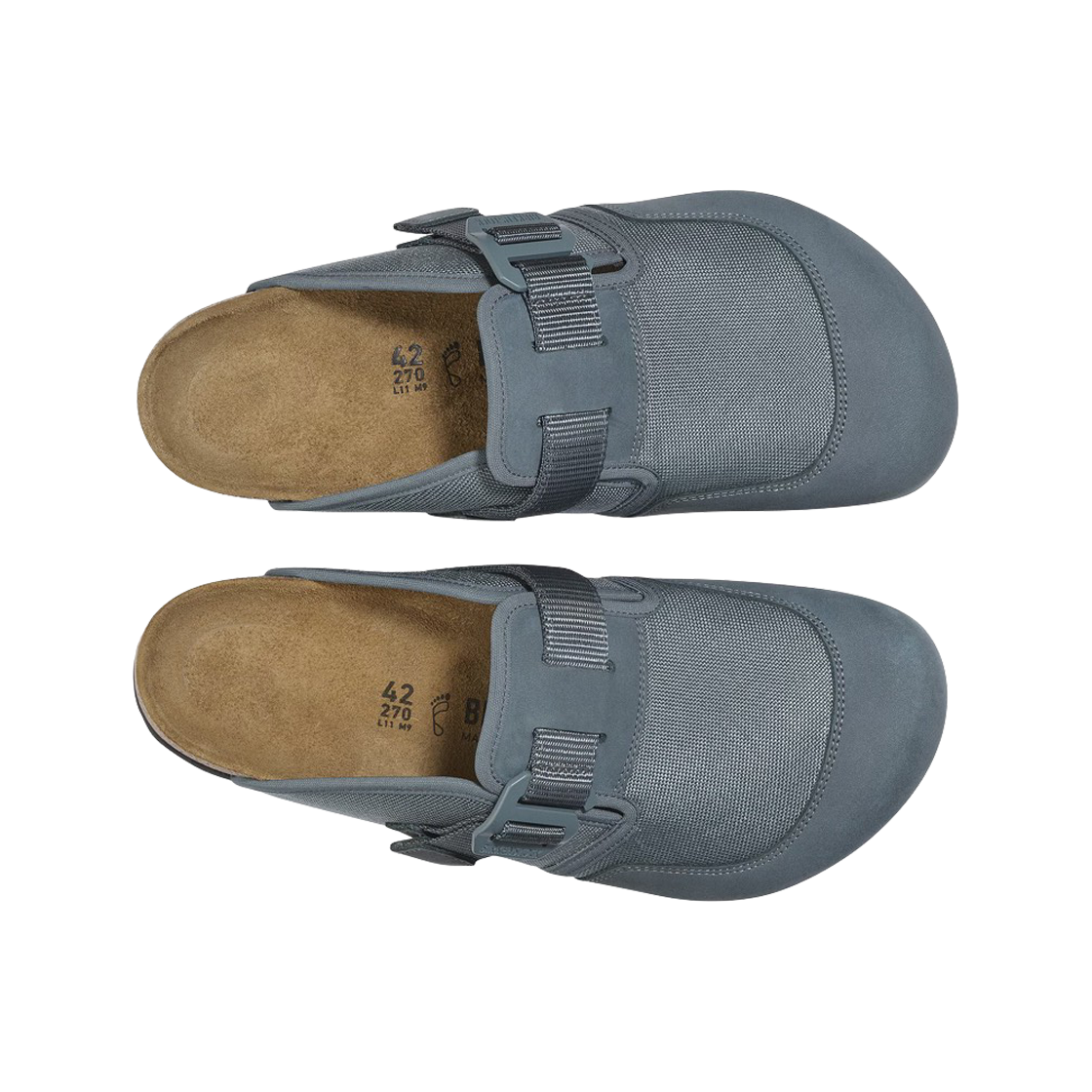 버켄스탁 보스턴 노바 바살트 그레이 - 레귤러(Birkenstock Boston Nova Basalt Gray - Regular) - 2