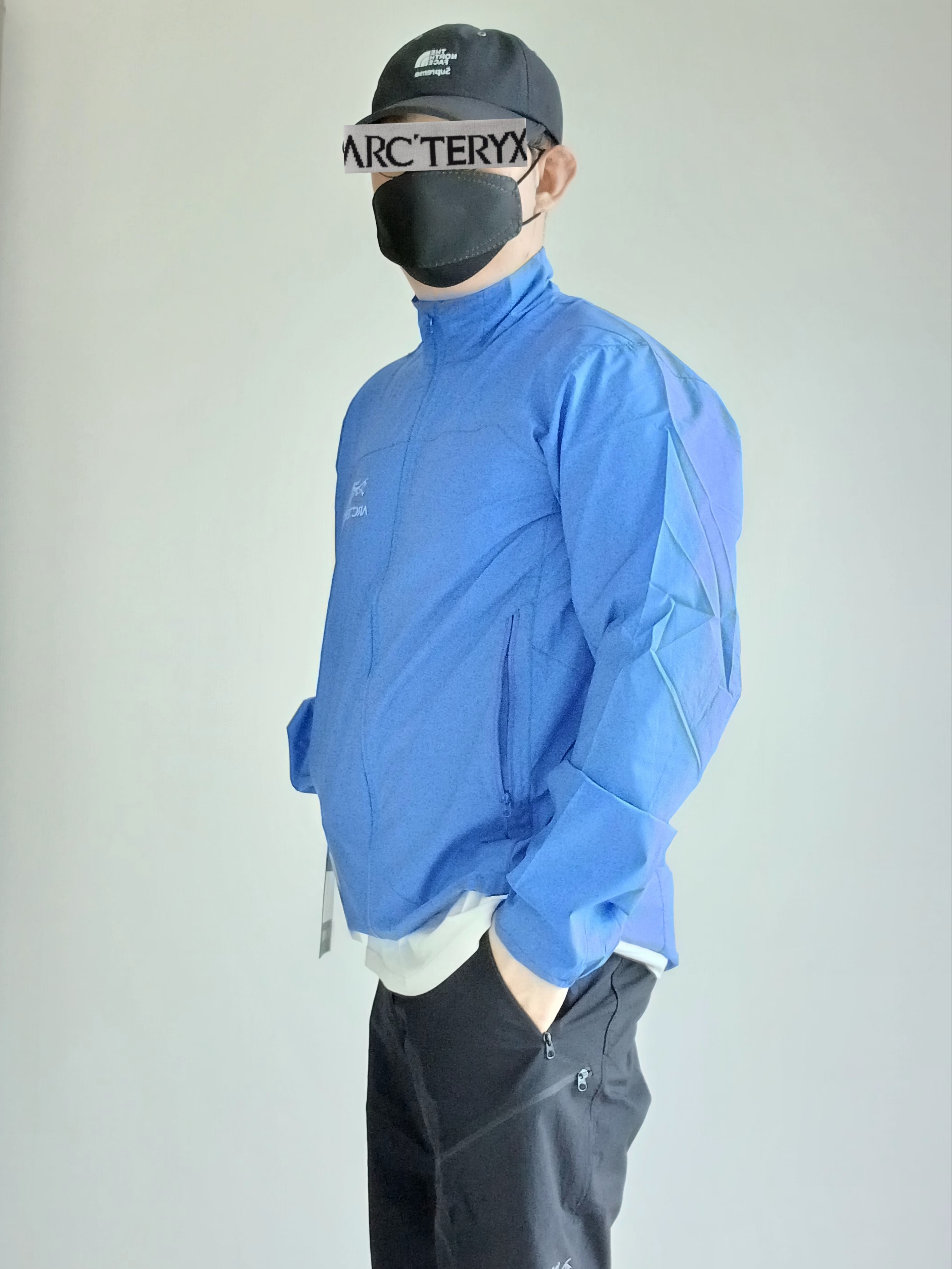 Supreme x The North Face Split 6-Panel Black - 24SS, Arc'teryx Kragg SL Cotton Blurred Bird SS T-Shirt White Light Atmos 착용 스타일 - 6