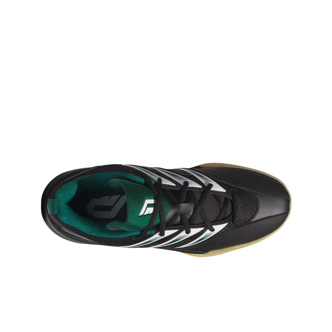 아디다스 데임 서티파이드 3 로우 컬리지에이트 그린 코어 블랙(Adidas Dame Certified 3 Low Collegiate Green Core Black) - 2