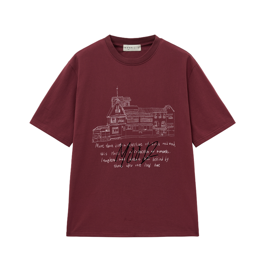 25NMTRD noun Mood T-Shirts Red