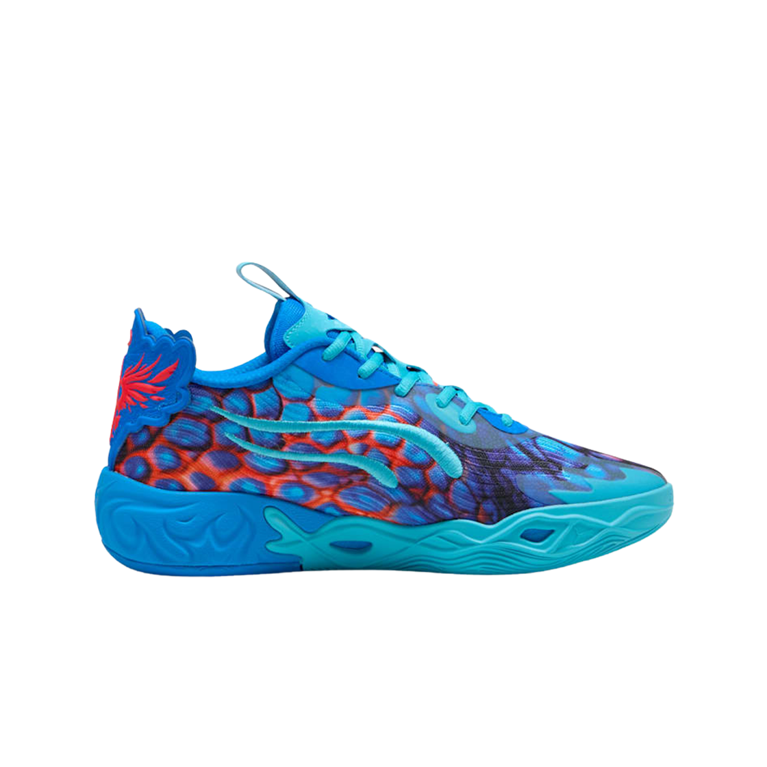 푸마 라멜로 볼 MB.04 에일리언 스킨스 울트라 블루 루미너스 핑크(Puma Lamelo Ball MB.04 Alien Skins Ultra Blue Luminous Pink)