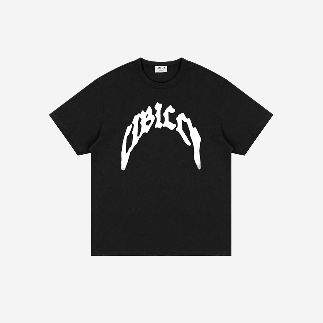 HPF25MD05 LIBILLY ARCH LOGO BLACK T-SHIRT