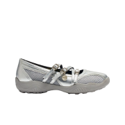 (W) Matin Kim Mesh Maryjane Sneakers Silver