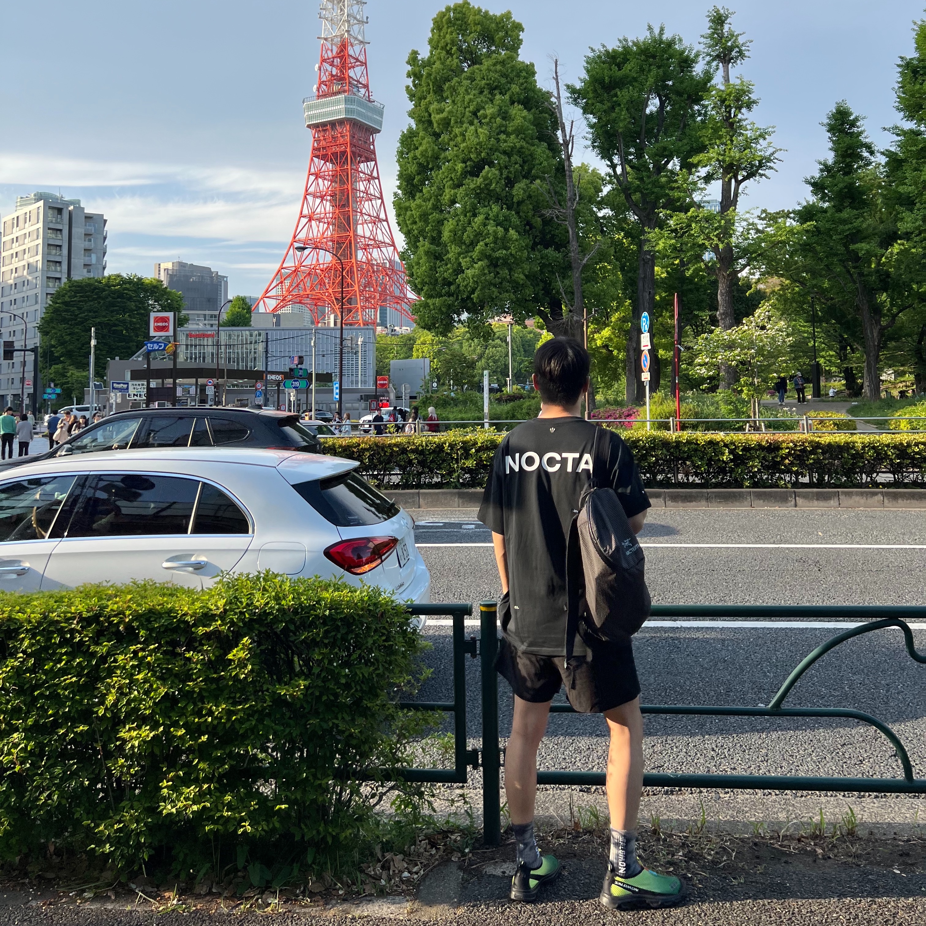 Nike x Drake Nocta Max 90 T-Shirt Black (FN7663-010) 착용 스타일