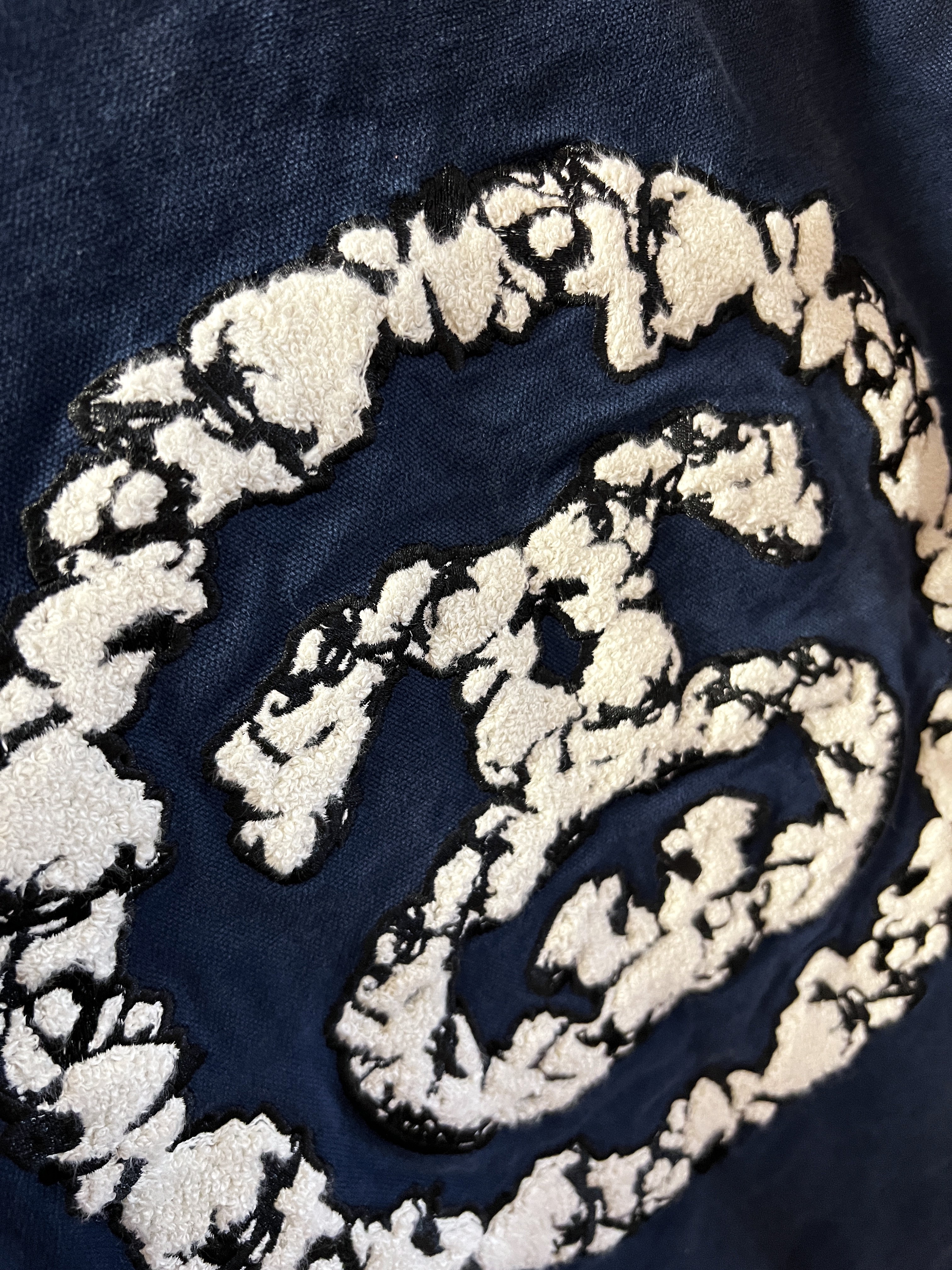 Stussy x Denim Tears Canvas Jacket Blue 착용 스타일