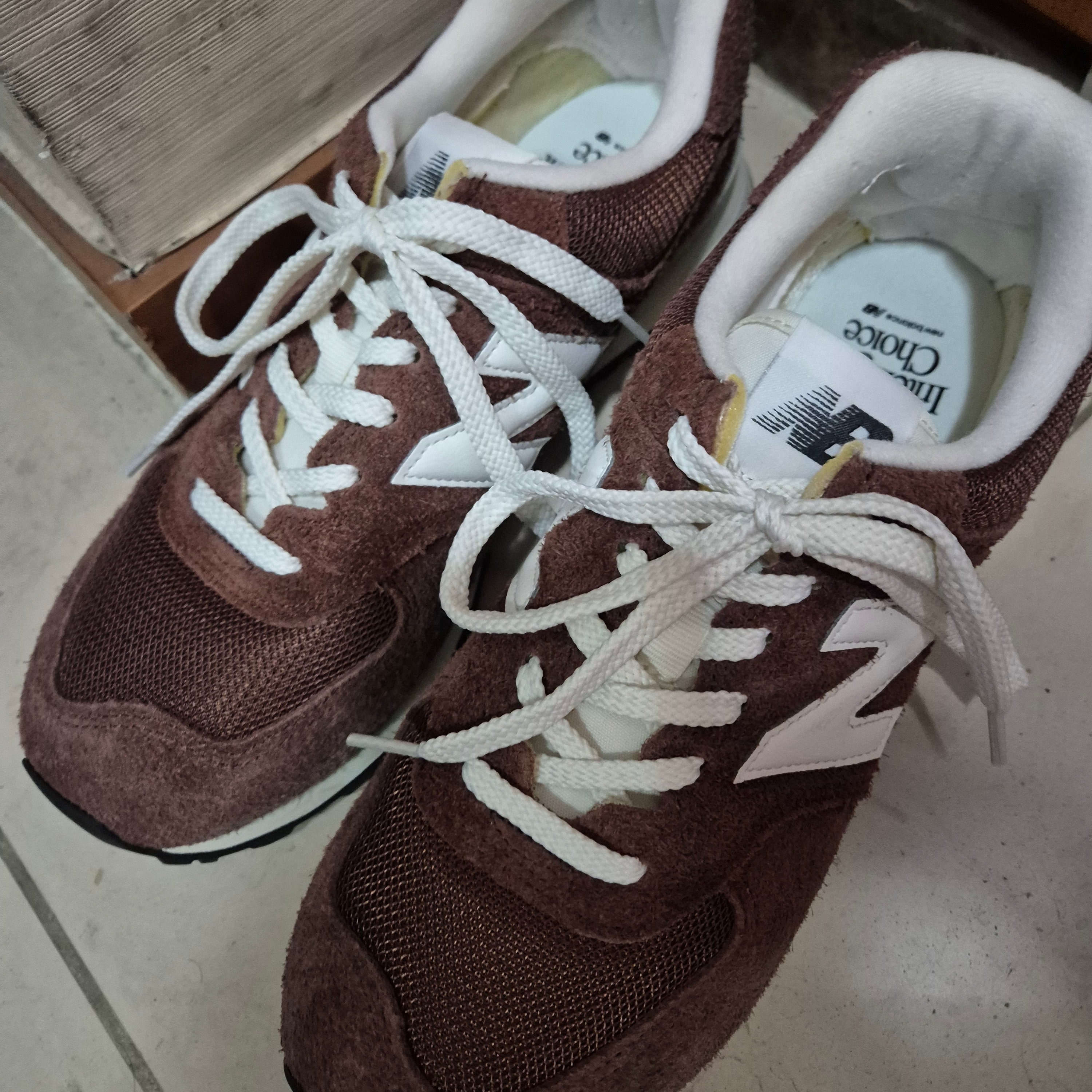 New Balance 574 Rich Oak - D Standard 착용 스타일