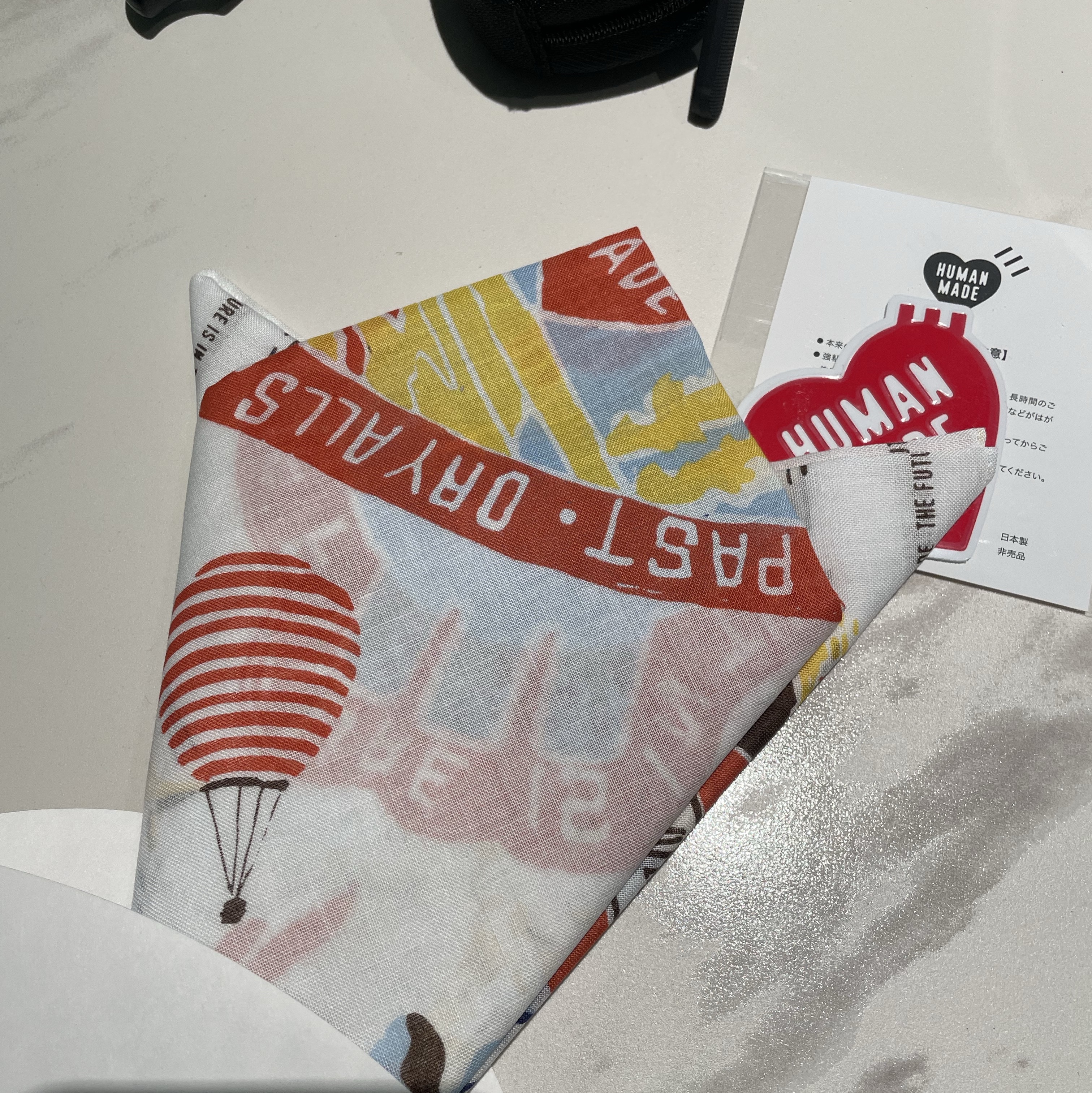 Human Made Bandana White 착용 스타일 - 1