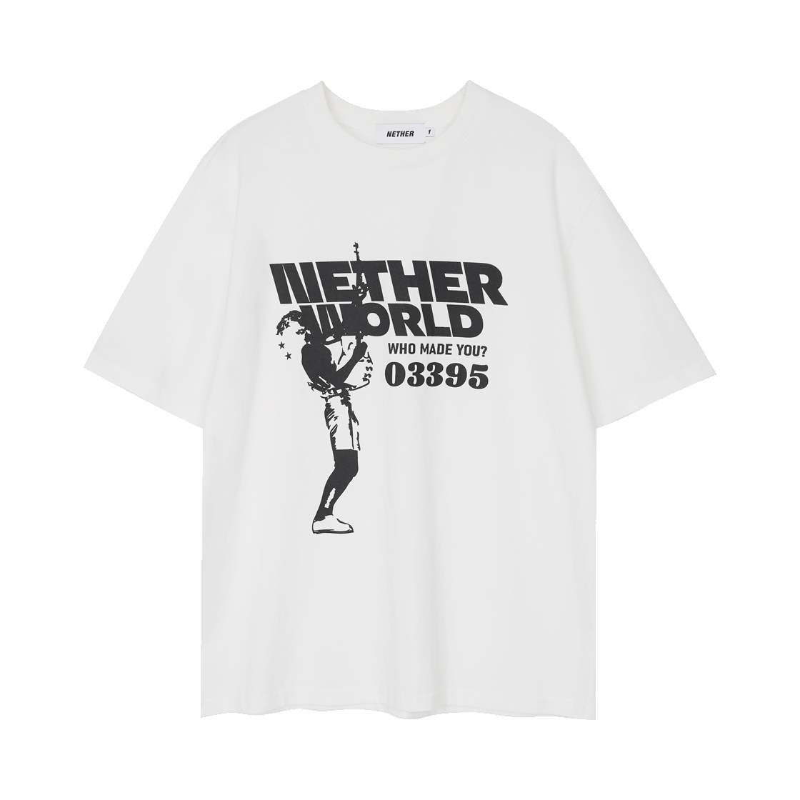 P00000DJ_WH NETHERWORLD Who Made You T-Shirt White