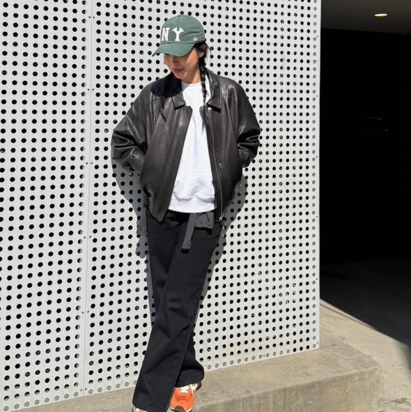 American Needle Archive NY Black Ykees NL Dark Green 착용 스타일 - 8