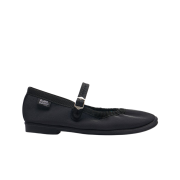 (W) Rockfishweatherwear Wisley Scrunch Mary Jane Flat Black