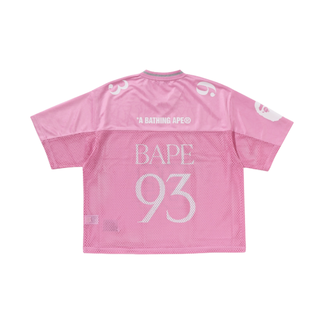 베이프 라인 카모 멀티 로고 릴렉스드 핏 풋볼 저지 핑크(BAPE Line Camo Multi Logo Relaxed Fit Football Jersey Pink) - 2
