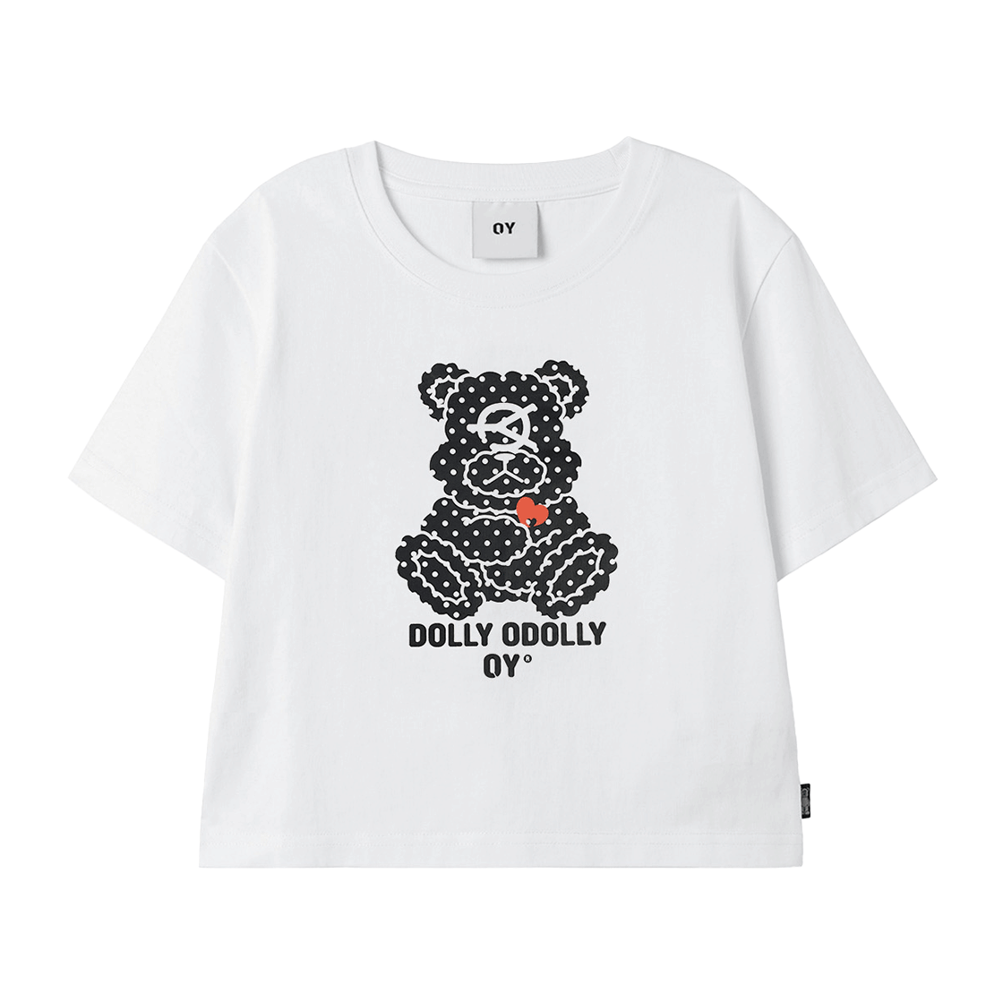★OY★DOT DOLLY CROPPED TEE - BLACK★正規品/韓国直送料込 楽天市場】【正規品】[国内発送] OY オードリークロップTシャツ