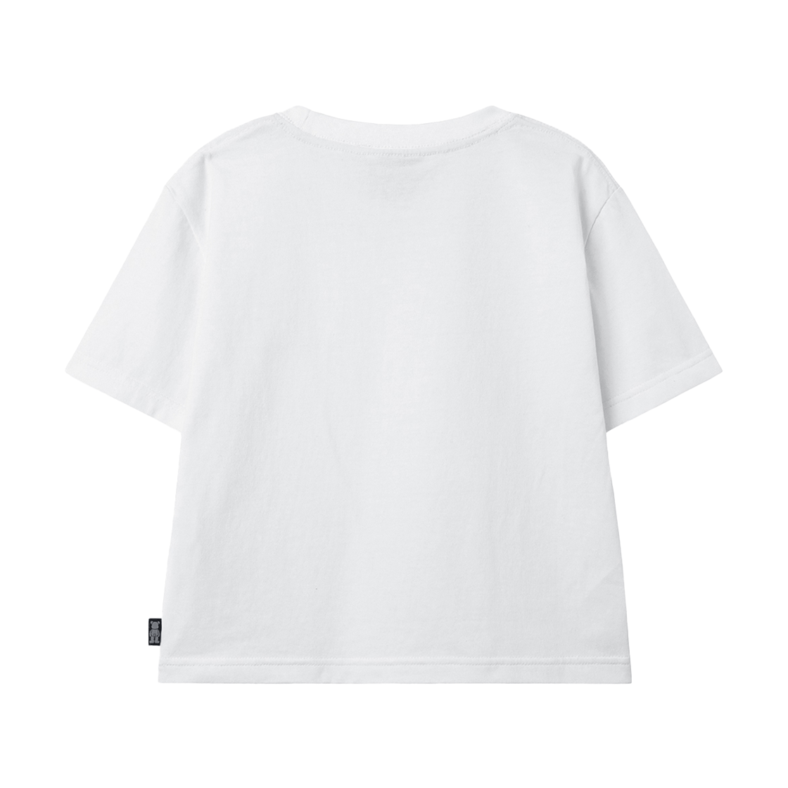 OYBES1TE062WH OY Dot Dolly Cropped Tee White - #2