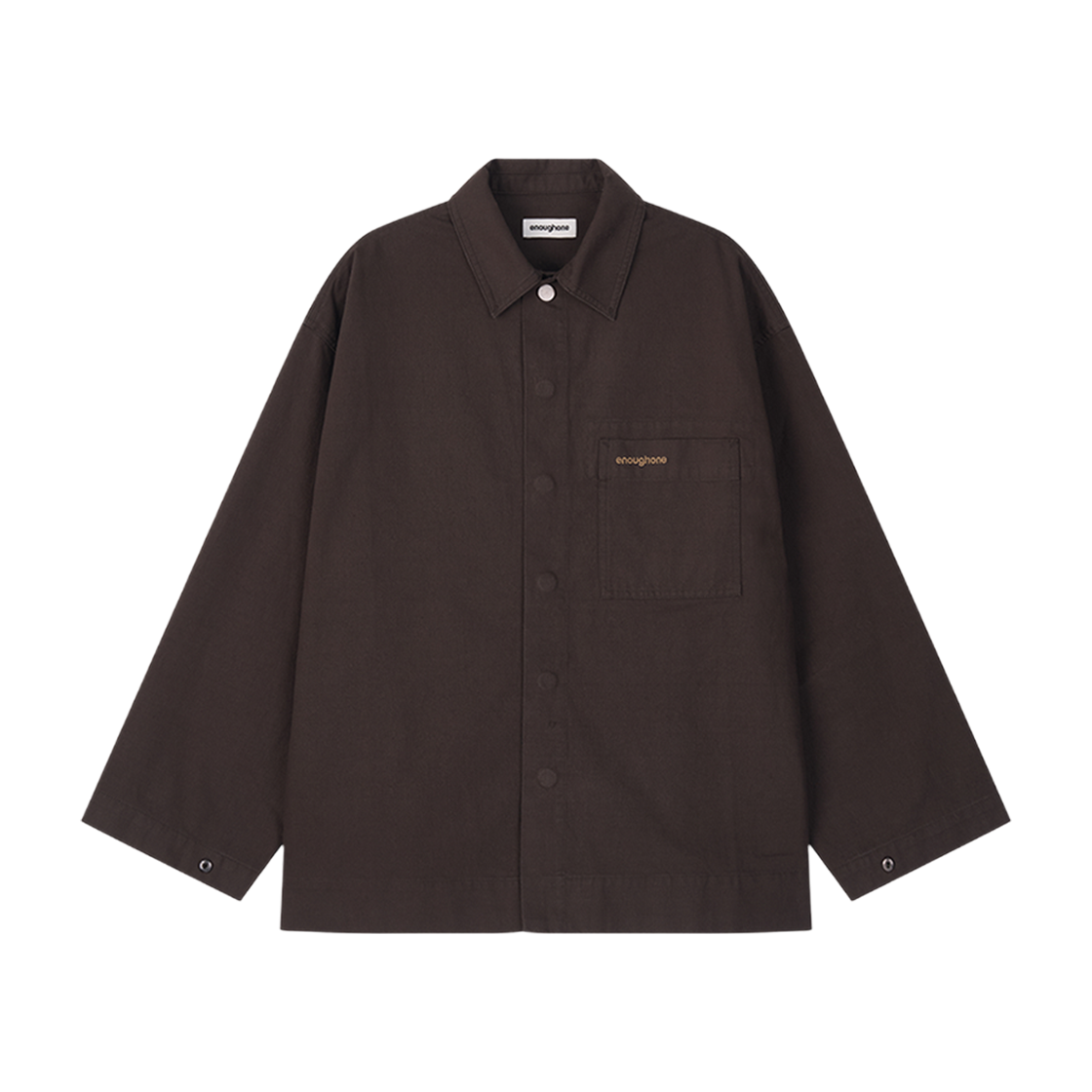 EO2502WSH05BRN EnoughOne Work Fit Shirts Women Brown - 대표 이미지 #1