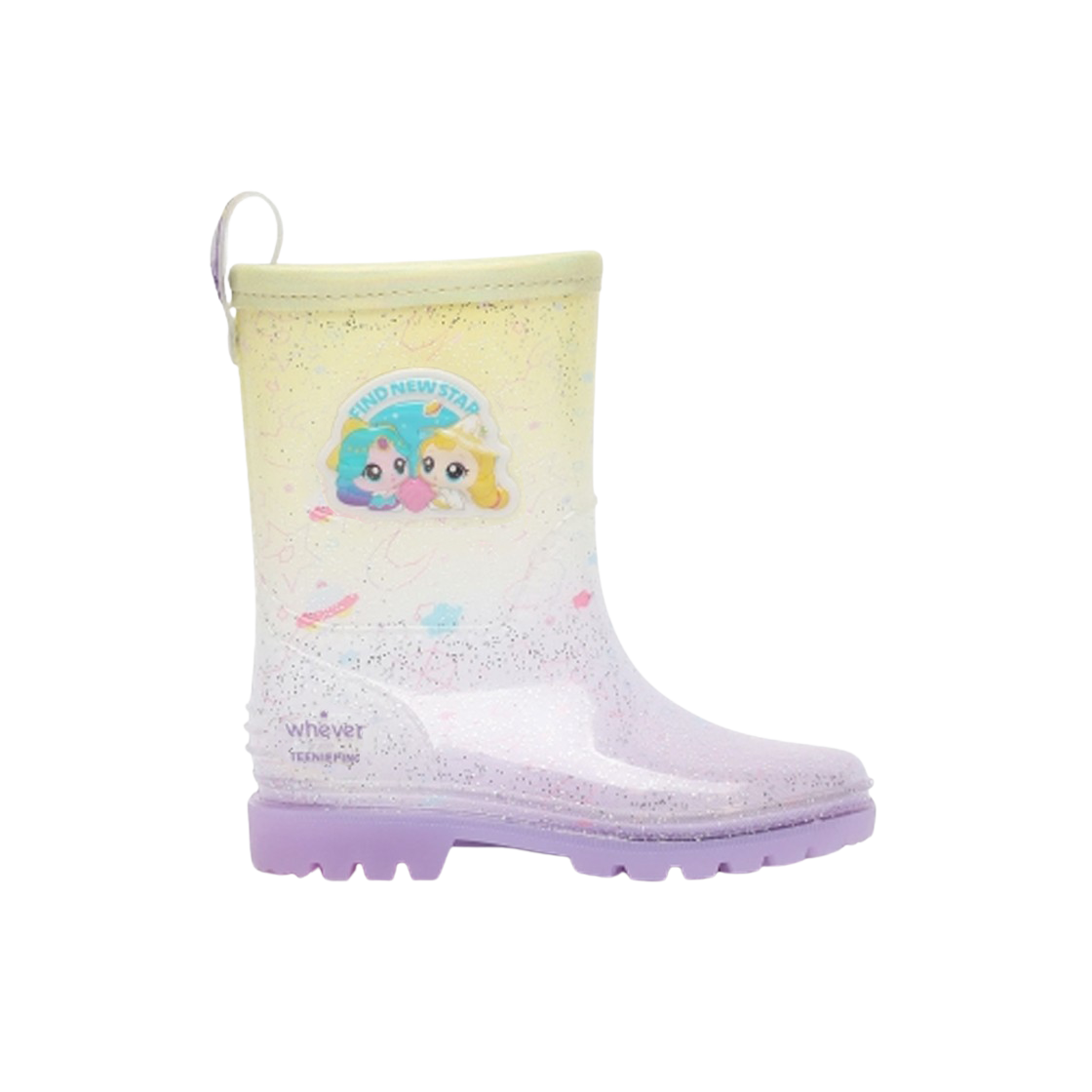 WV25306 (Kids) Catch! Teenieping LED Rain Boots Purple