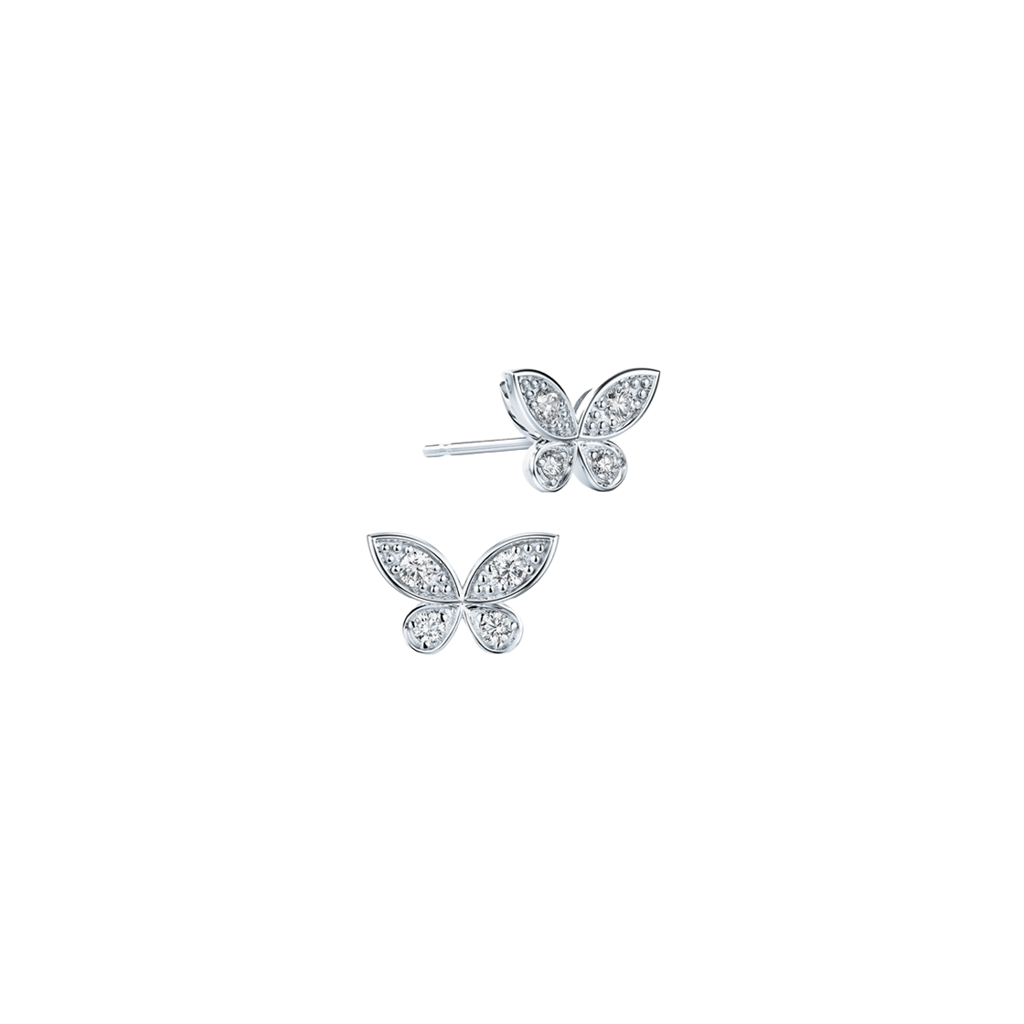 미꼬 모르포 다이아몬드 파베S 귀걸이 화이트 골드(Miko Morpho Diamond Pave S Earrings White Gold)