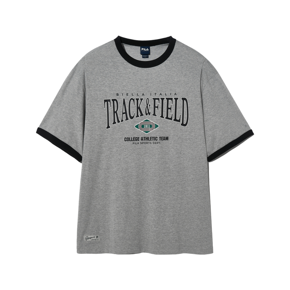 [6% 적립] 휠라 트랙앤필드 그래픽 링거티 라이트멜란지