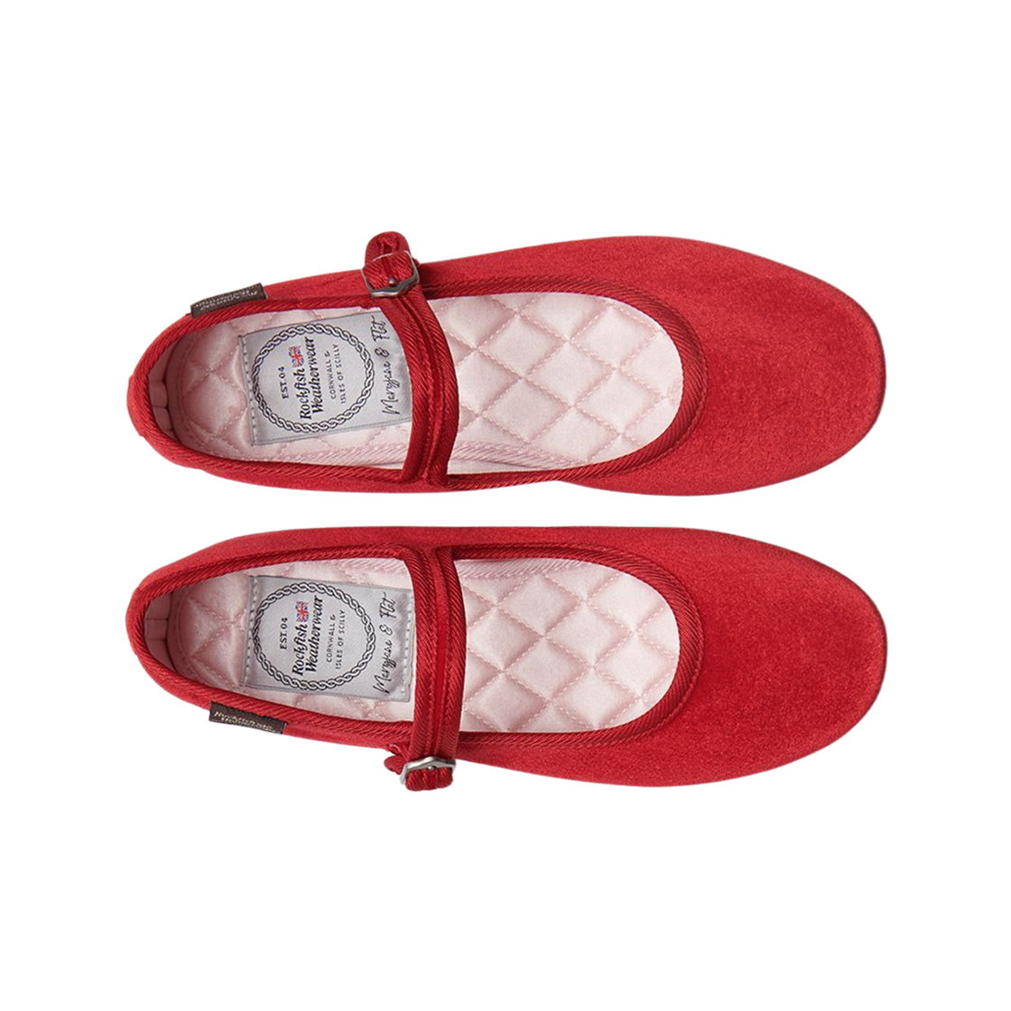 (W) 락피쉬웨더웨어 뉴 벨라 퀼티드 메리 제인 레드((W) Rockfishweatherwear New Bella Quilted Mary Jane Red) - 2