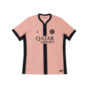 Jordan x Paris Saint-Germain 2024/25 Match Third Dri-Fit ADV Soccer Authentic Jersey Rust Pink Black (Non Marking Ver.)