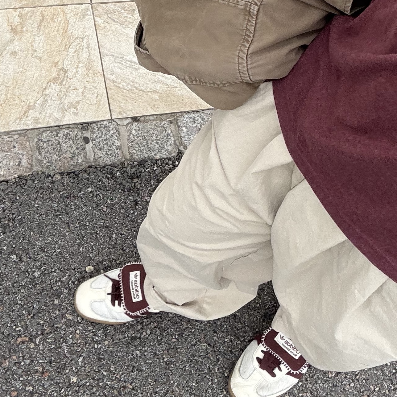 Adidas x Wales Bonner Pony Tonal Samba Cream White Mystery Brown 착용 스타일