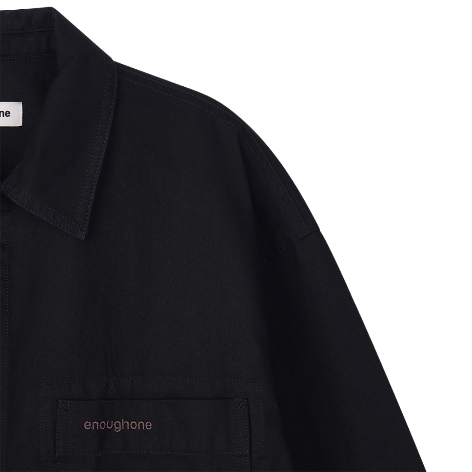 이너프원 워크핏 셔츠 우먼 블랙(EnoughOne Work Fit Shirts Women Black) - 5