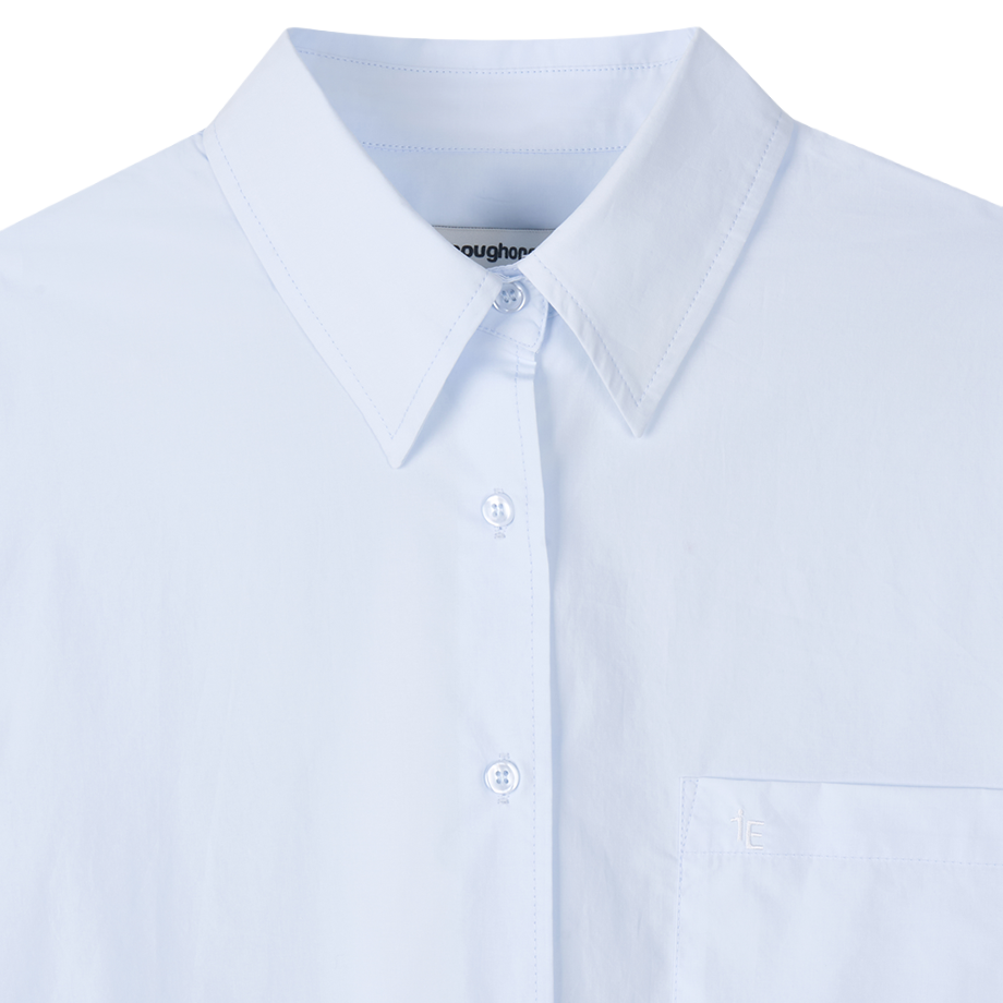 이너프원 루즈핏 셔츠 라이트 스카이블루(EnoughOne Loose Fit Shirt Light Sky Blue) - 4