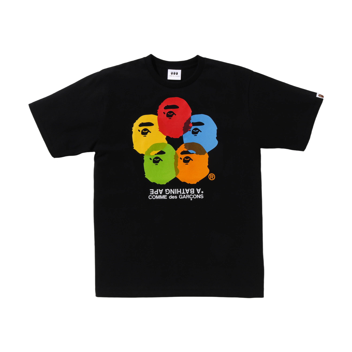 베이프 x 꼼데가르송 오사카 티셔츠 블랙(BAPE x Comme des Garcons Osaka T-Shirt Black)