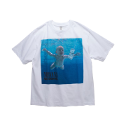 Freak's Store Nirvana Nevermind Crew Neck Band T-Shirt White