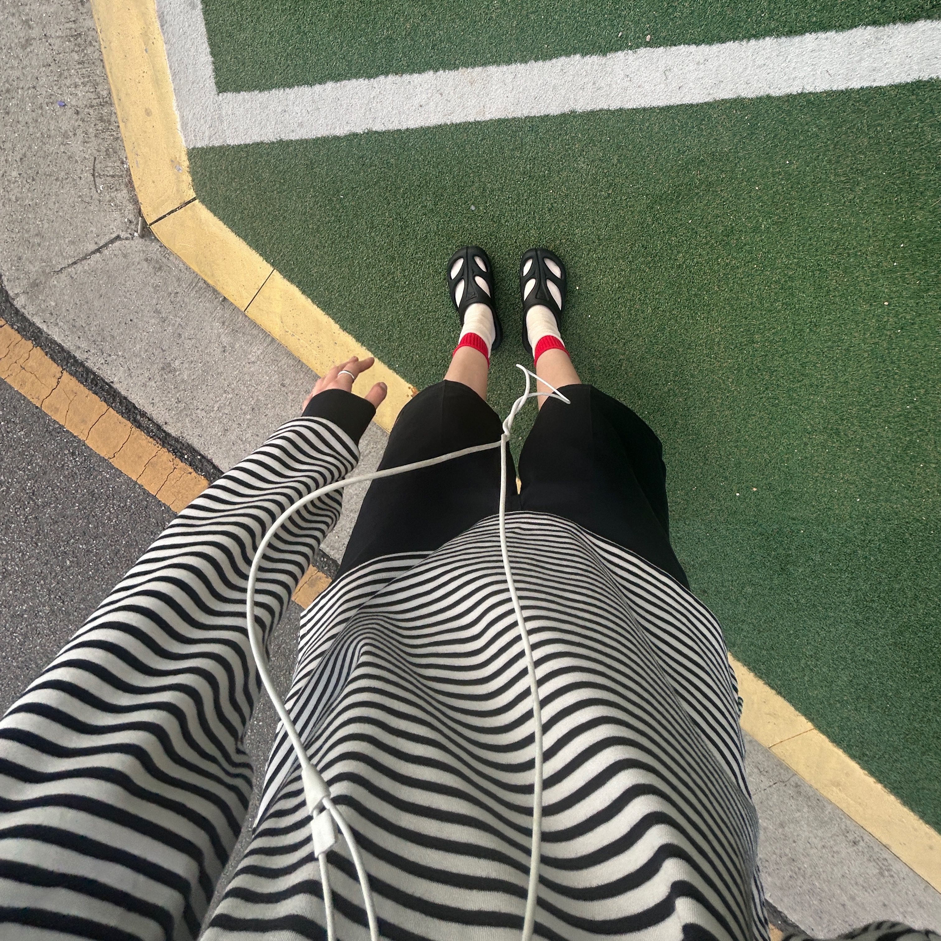 Keen Shanti Black Dawn Blue μ°©μ© μ€νμΌ