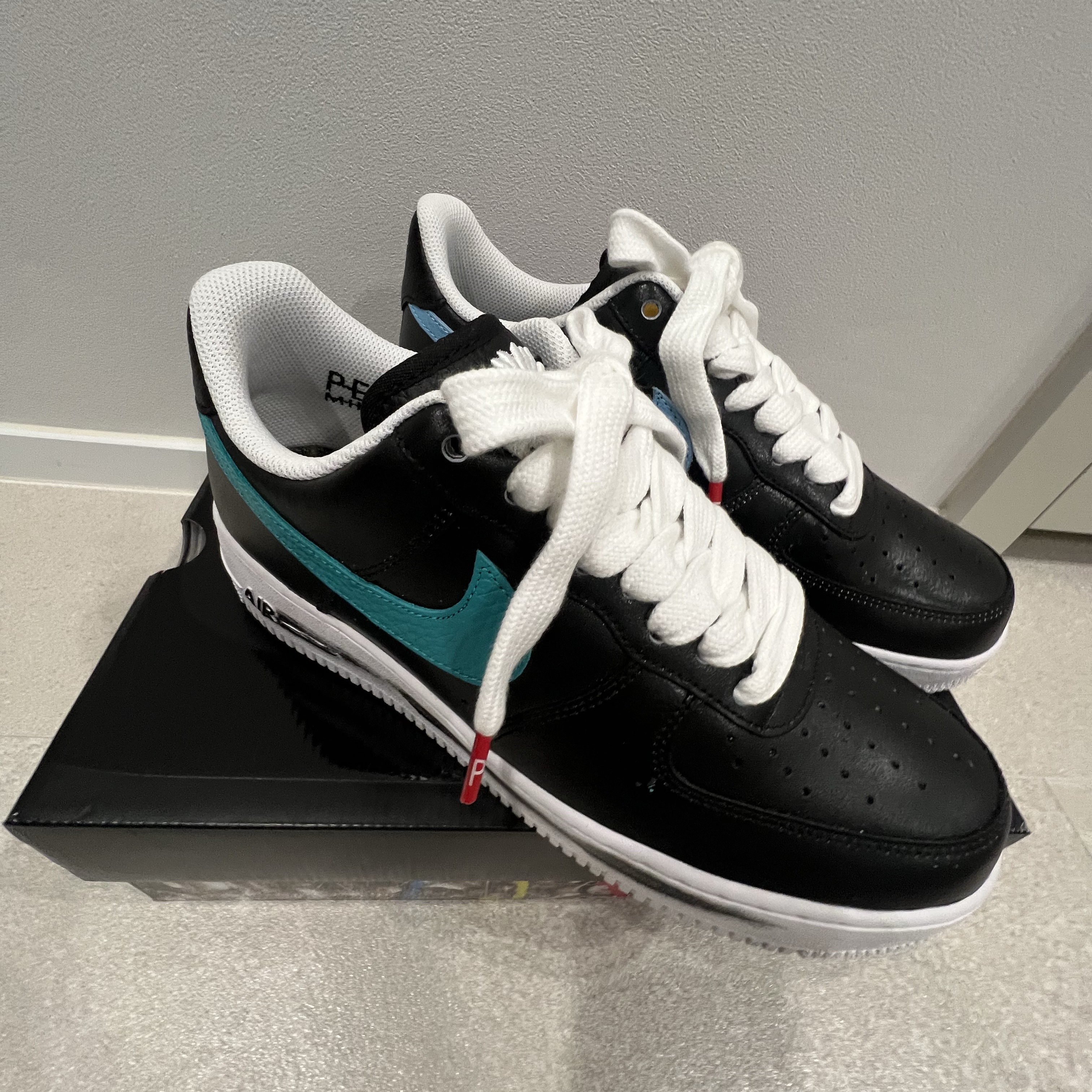 Nike x Peaceminusone Air Force 1 Low Para-Noise 3.0 Black and Multicolor 착용 스타일 - 1