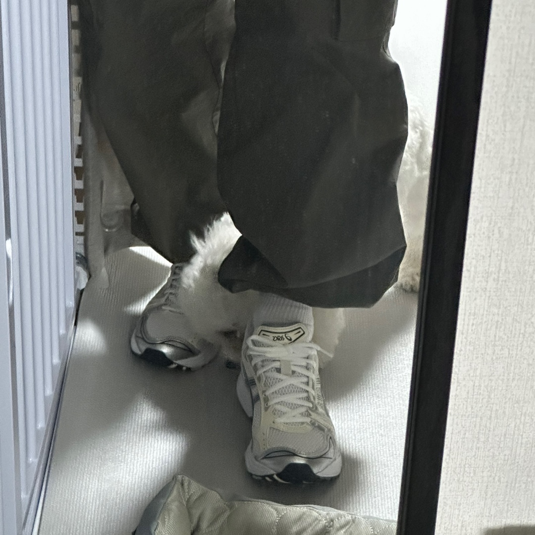 (W) Asics Gel-Kayano 14 White Midnight 착용 스타일