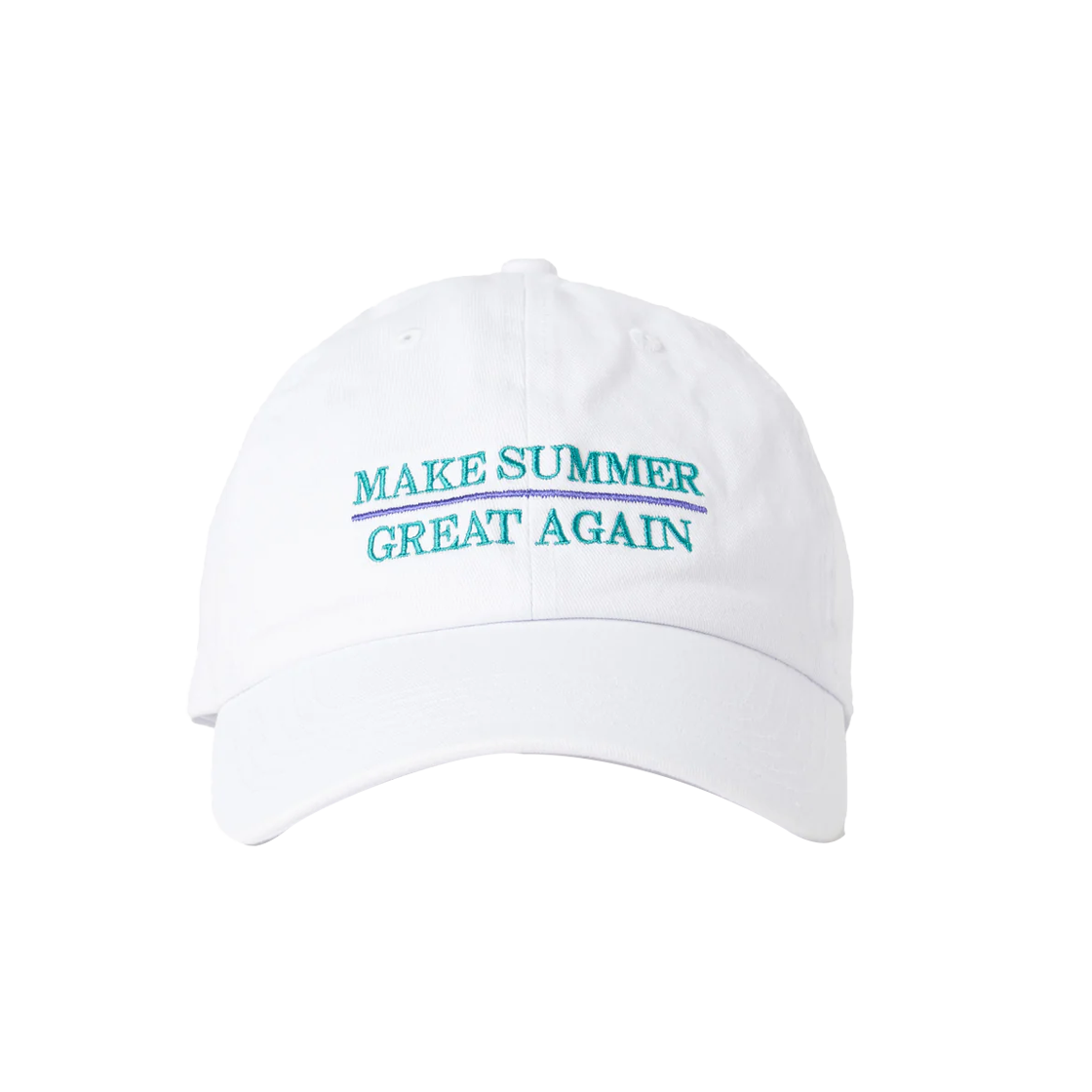 에이오알 메이크 썸머 그레이트 어게인 캡 화이트 - 25SS(AOR Make Summer Great Again Cap White - 25SS)