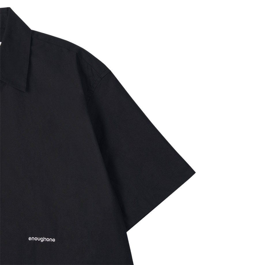 이너프원 버튼업 셔츠 블랙(EnoughOne Button-Up Shirts Black) - 4