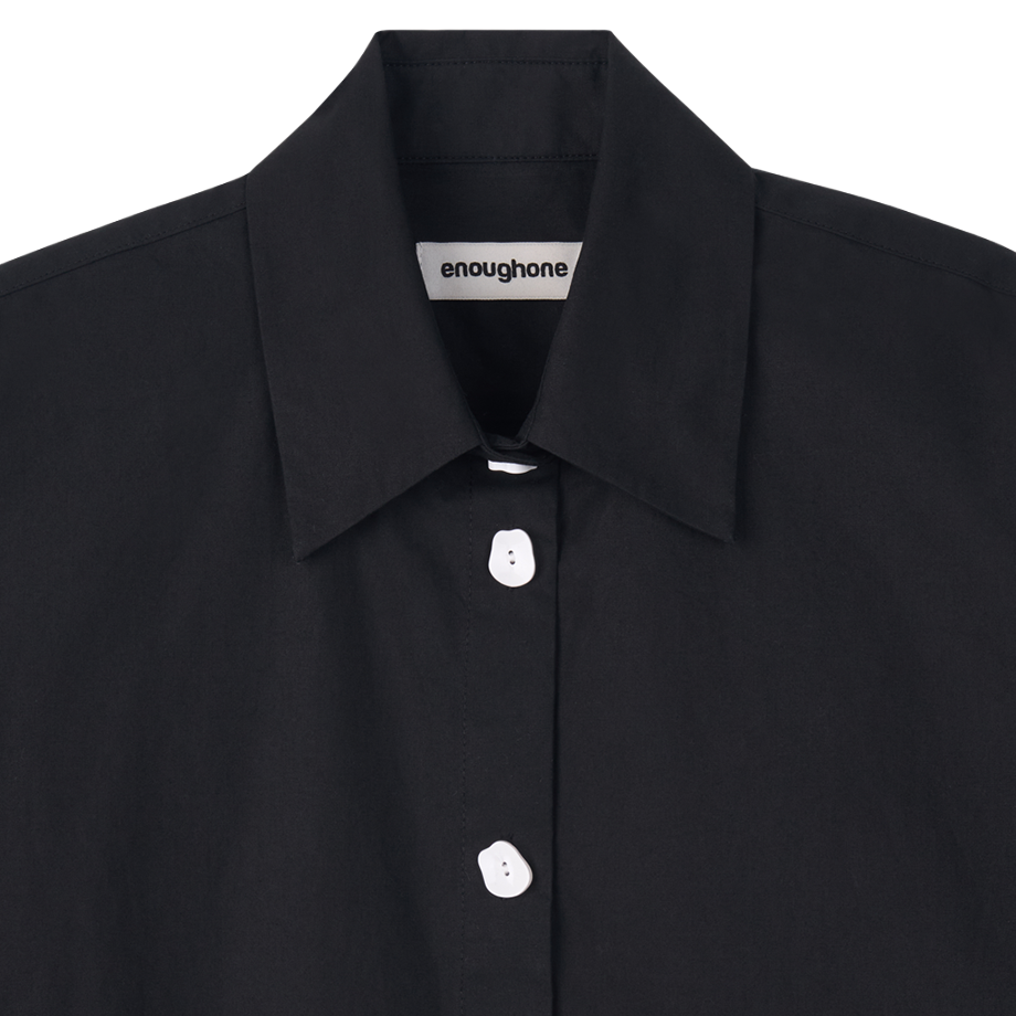 이너프원 버튼업 셔츠 블랙(EnoughOne Button-Up Shirts Black) - 3