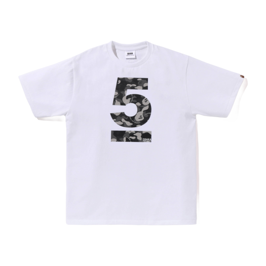 BAPE x Comme des Garcons Osaka Store 5th Anniversary T-Shirt White
