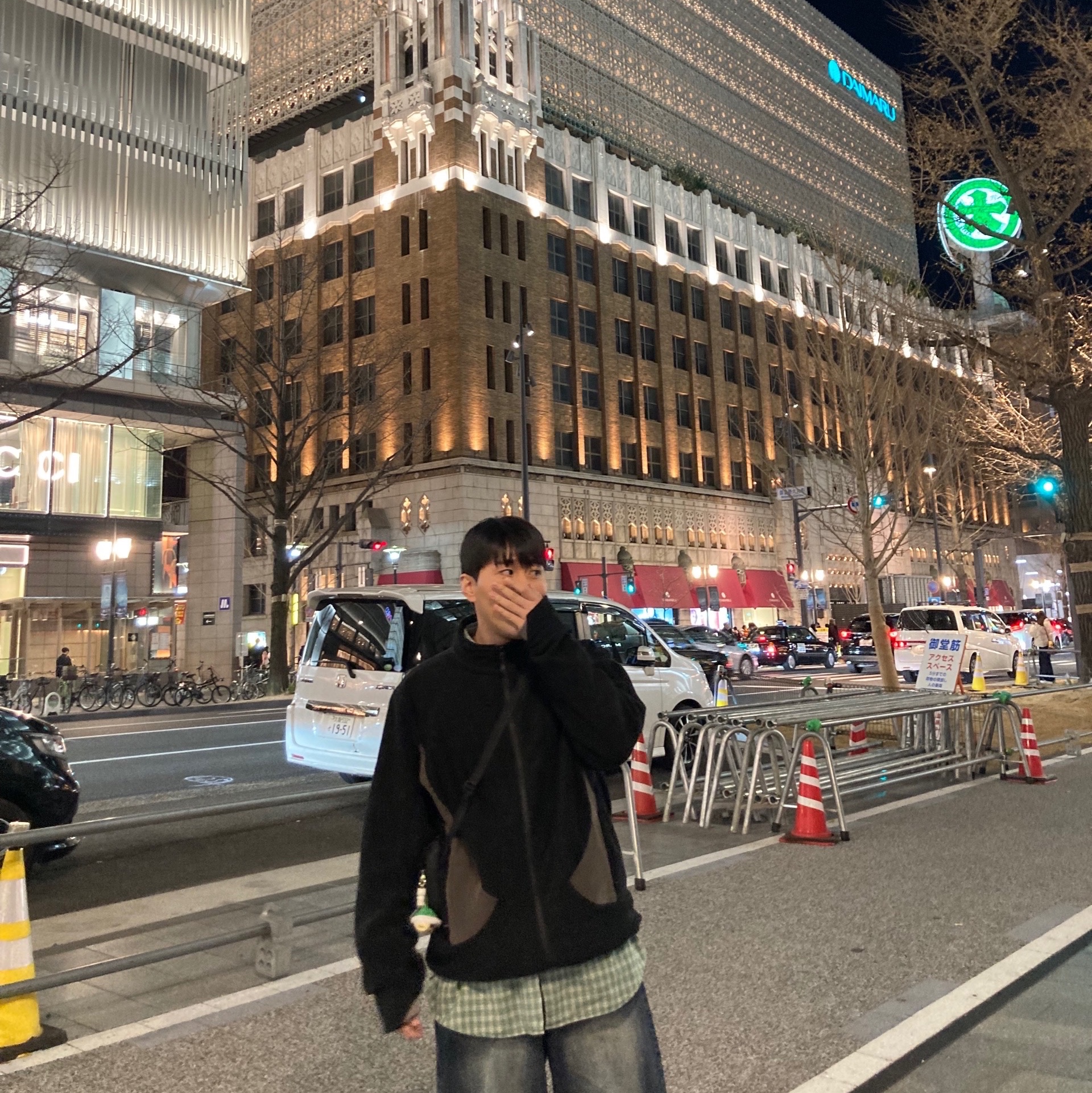 Sansan Gear Fleece Jacket Black - 24FW, Arc'teryx Mantis 1 Waistpack Black II 착용 스타일 - 3