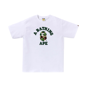 BAPE ABC Camo College T-Shirt White Green
