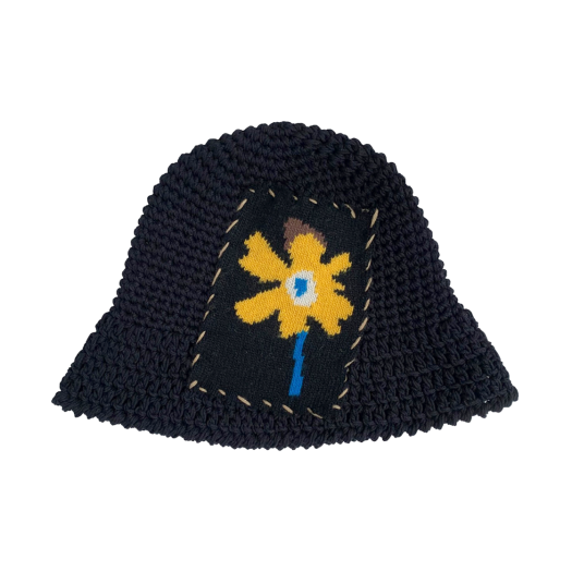 MISU A BARBE★韓国★人気★個性派★FLOWERING BUCKET ALL BLACK 미수아바흐브 플라워링 버킷 올 블랙 | MISU A BARBE | KREAM