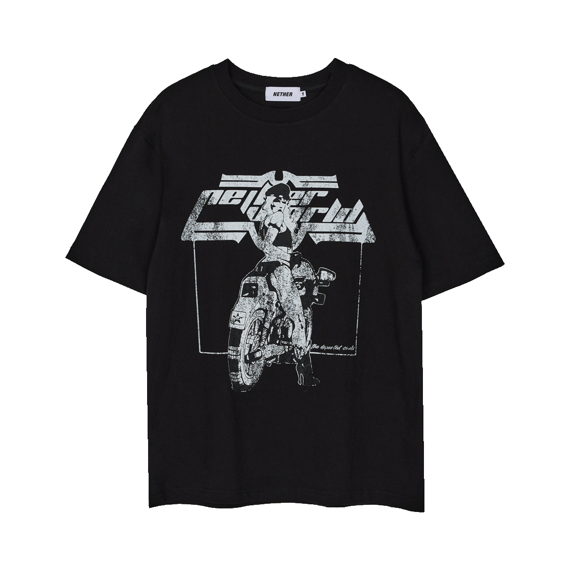 네더월드 힛 더 로드 티셔츠 블랙(NETHERWORLD Hit The Road T-Shirt Black)