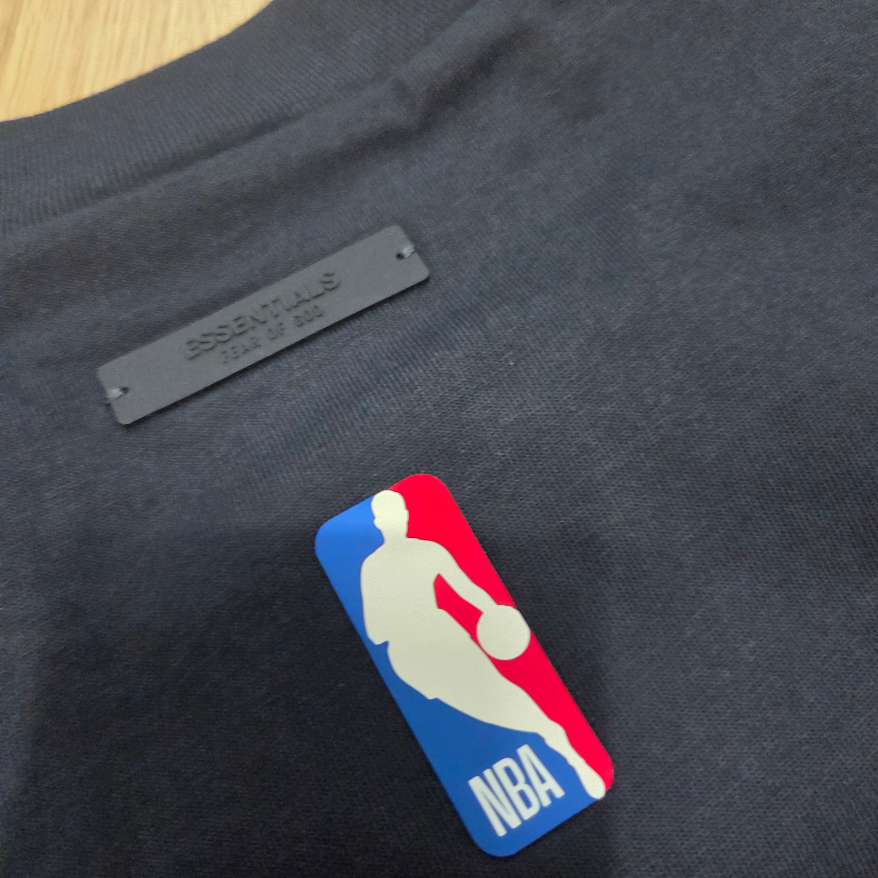 Essentials x NBA Bulls T-Shirt Black - 24FW 착용 스타일 - 3