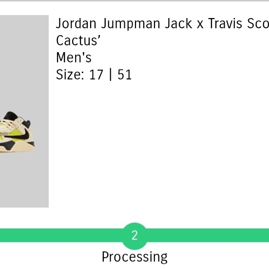 Jordan x Travis Scott Jumpman Jack TR Bright Cactus 착용 스타일