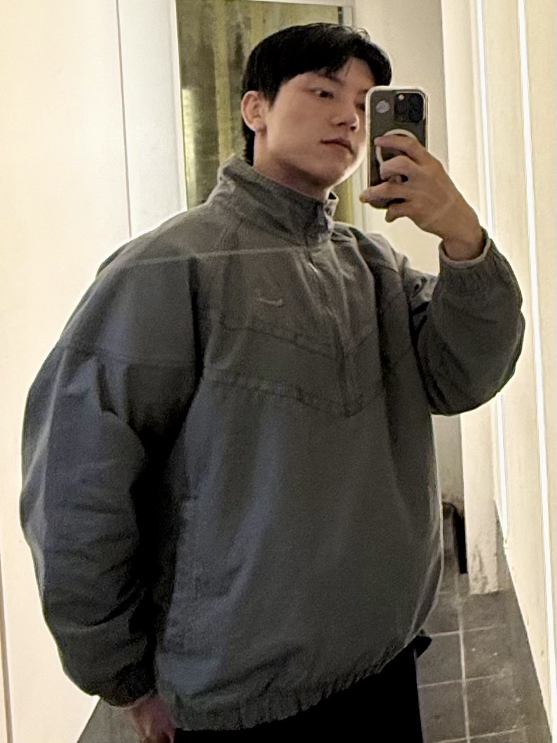 Nike Windrunner Canvas Jacket Smoke Grey - Asia 착용 스타일 - 1